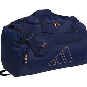 Adidas defender Navy Blue Duffel Bag with Copper Accents